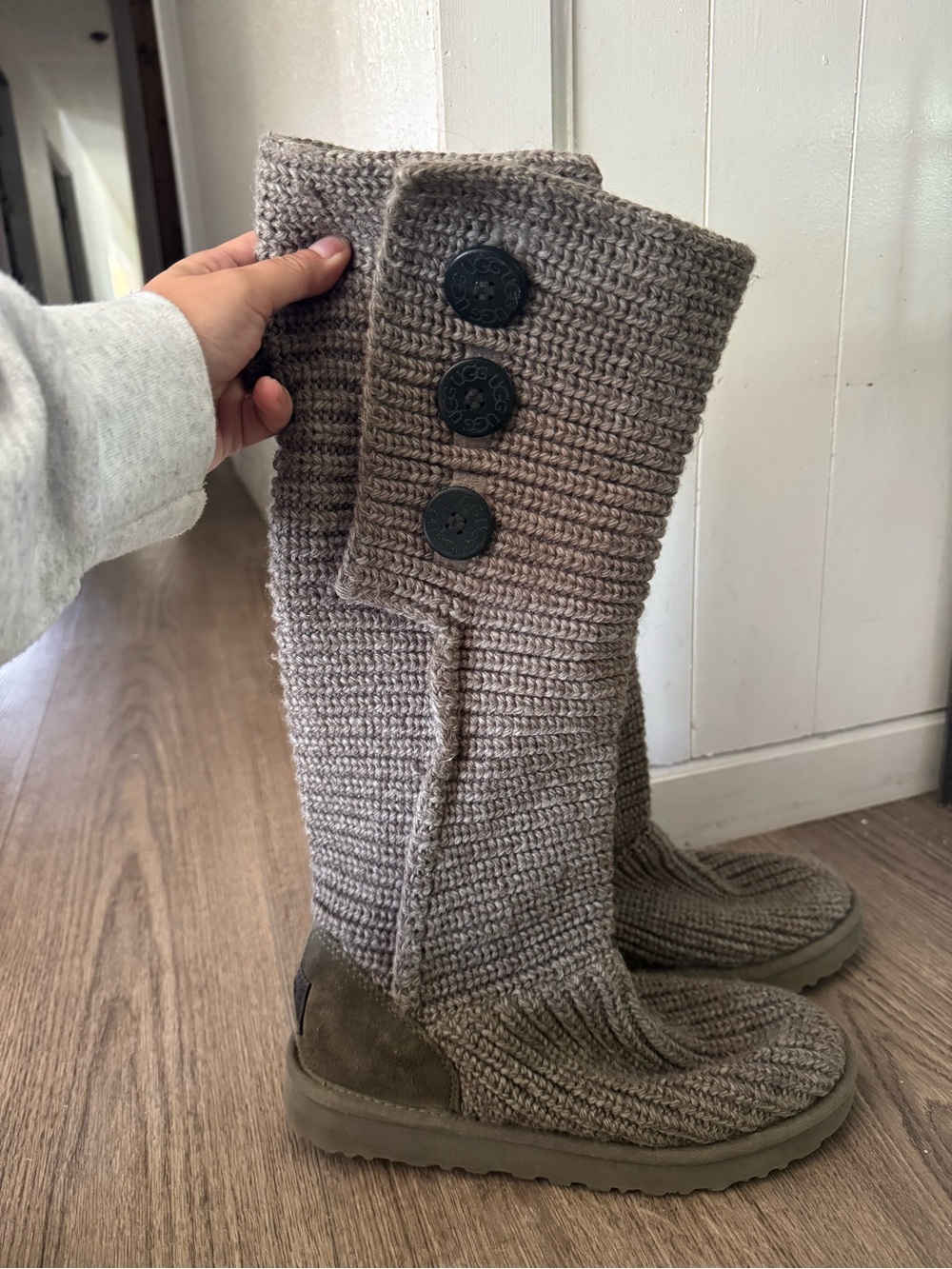 UGG Classic Cardy Sweater Knit Boots